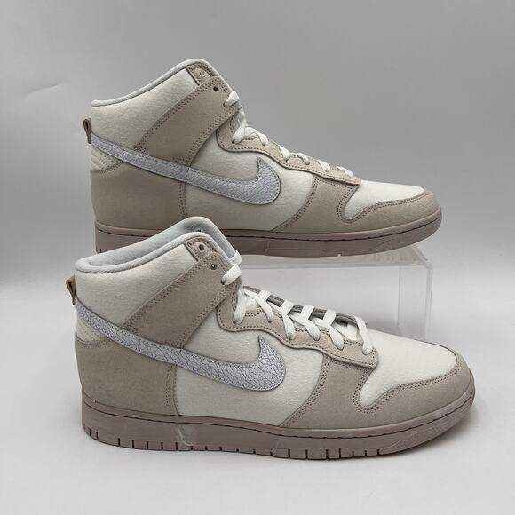 Nike Other - Mens Size 12.5 Nike Dunk Hi Retro Prm Summit White Sneakers DV0822 100